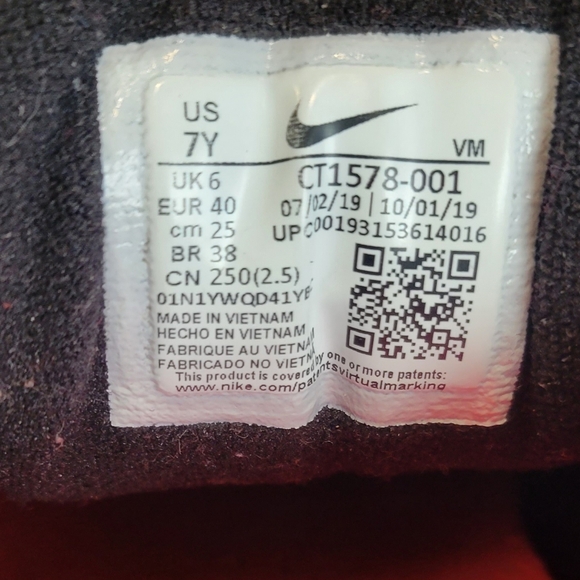 Nike Air Max Black Flash Crimson - Picture 10 of 10